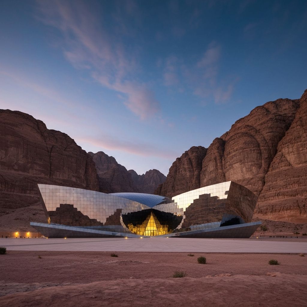 Maraya mirrored hall, AlUla